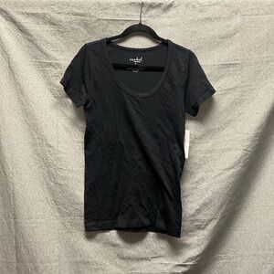 Isabel Maternity by Ingrid & Isabel Black Short Sleeve Tee